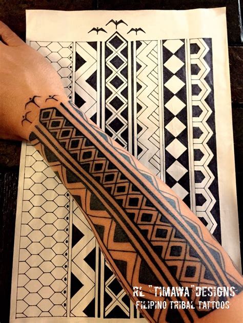 pinoy tattoo design|philippine tribal tattoo pattern.